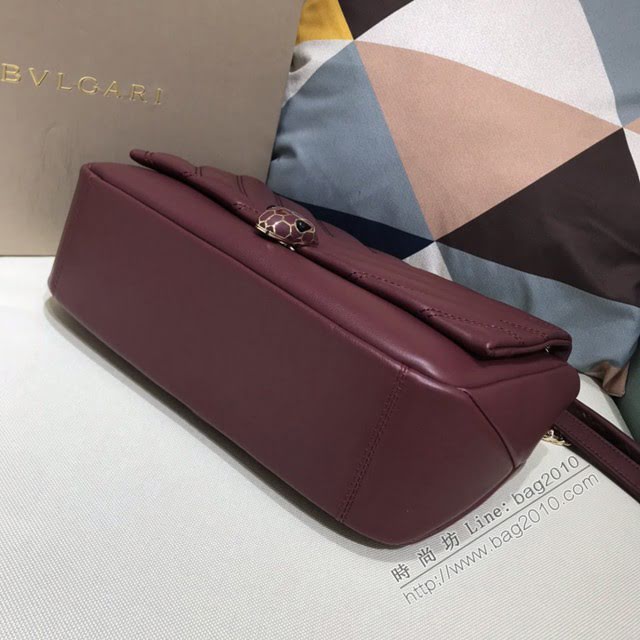 Bvlgari女包 寶格麗2020新款 幾何形狀牛皮鏈條單肩斜挎女包 古力娜紮同款 287993  fyd1570